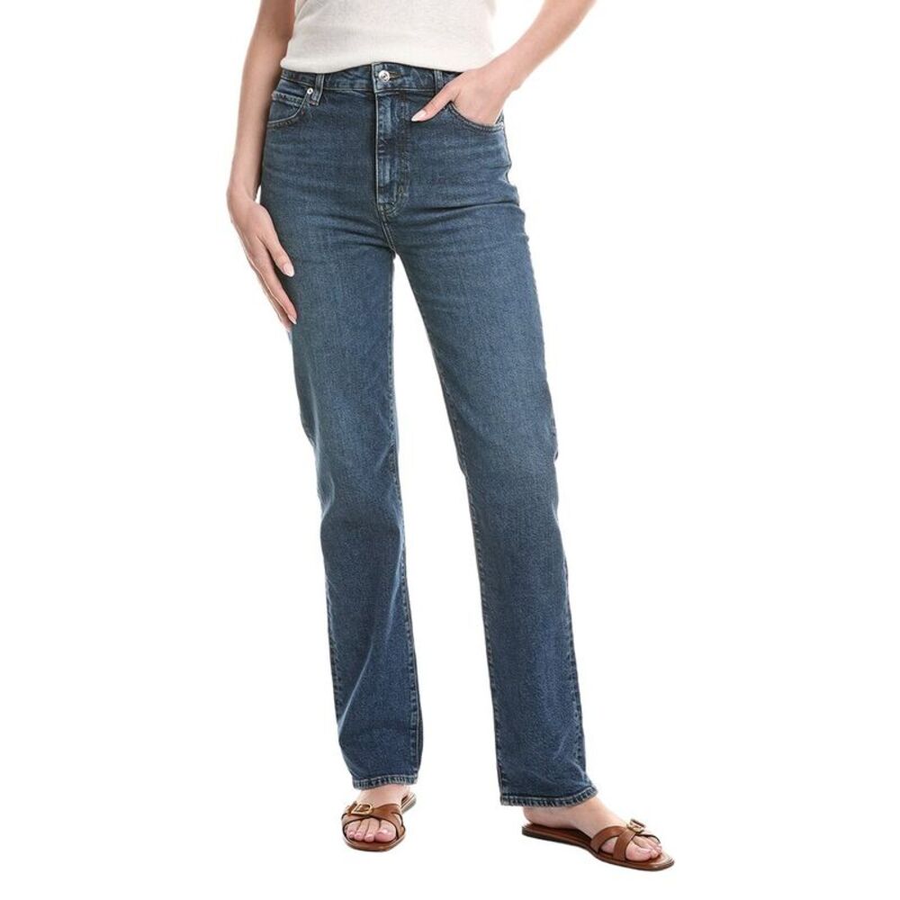 Frame Denim Womens Frame The Ruler Dolly Straight Leg Jean